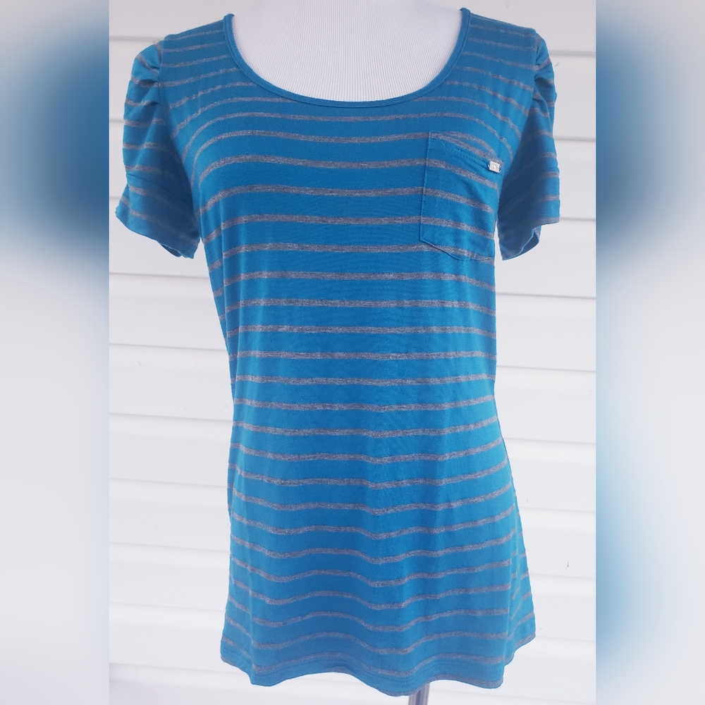 Guess Short Sleeve Striped Top!!